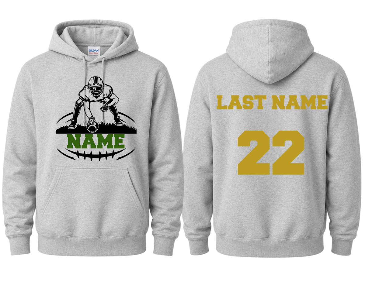 Personalized Football Hoodie