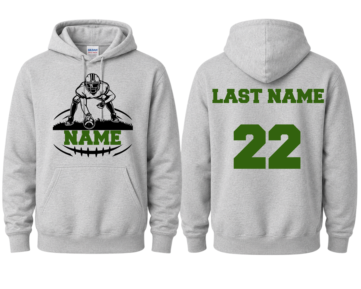 Personalized Football Hoodie